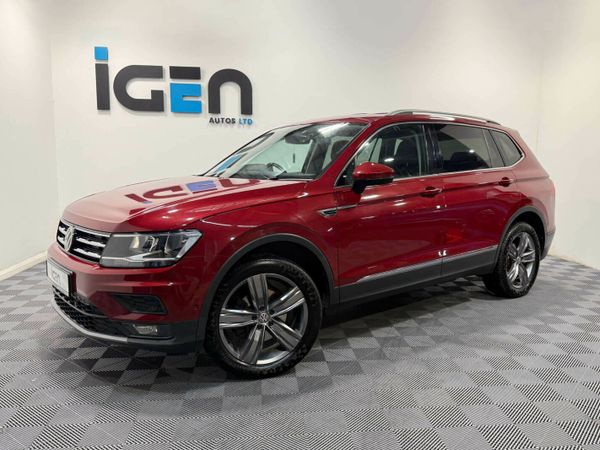 Volkswagen Tiguan Allspace SUV, Diesel, 2019, Red