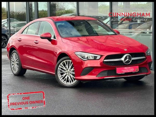 Mercedes-Benz CLA Saloon, Petrol Plug-in Hybrid, 2022, Red