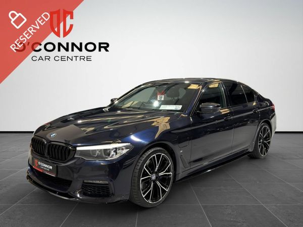 BMW 5-Series Saloon, Petrol Plug-in Hybrid, 2018, Black