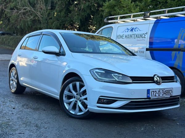 Volkswagen Golf Hatchback, Petrol, 2017, White