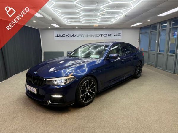 BMW 5-Series Saloon, Diesel, 2018, Blue