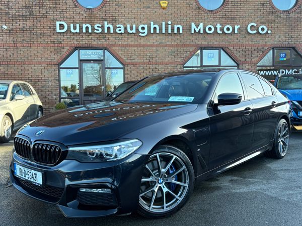 BMW 5-Series Saloon, Petrol Plug-in Hybrid, 2018, Black