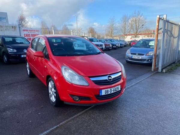 Opel Corsa Hatchback, Petrol, 2008, Red