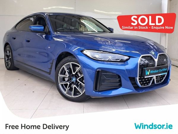 BMW i4 Hatchback, Electric, 2022, Blue