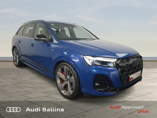 Audi Q7 SUV, Petrol Plug-in Hybrid, 2025, Blue