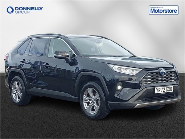 Toyota RAV4 Estate, Petrol Hybrid, 2022, Black