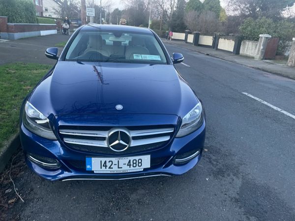 Mercedes-Benz C-Class Saloon, Petrol, 2014, Blue