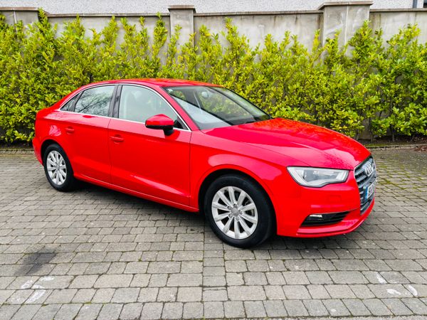 Audi A3 Saloon, Petrol, 2015, Red