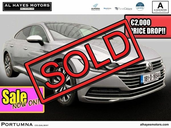 Volkswagen Arteon Hatchback, Diesel, 2018, Silver