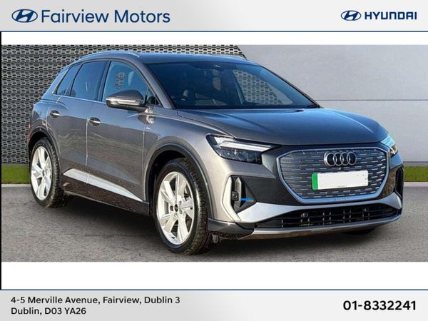 Audi Q4 e-tron SUV, Electric, 2024, Grey
