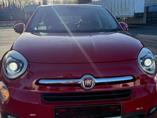 Fiat 500X Hatchback, Petrol, 2016, Red