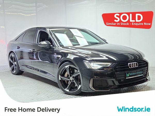 Audi A6 Saloon, Petrol Plug-in Hybrid, 2021, Black