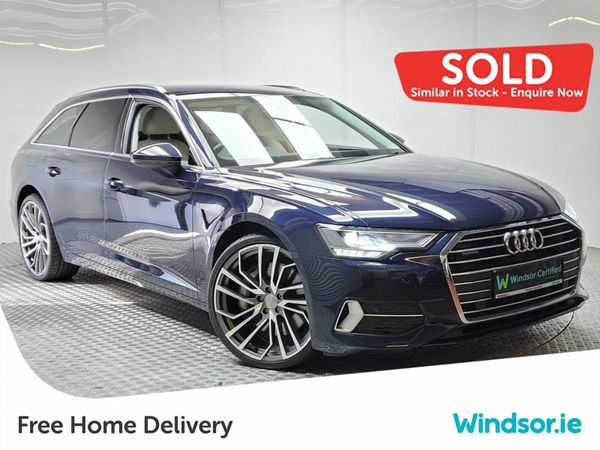 Audi A6 Estate, Petrol Plug-in Hybrid, 2023, Blue