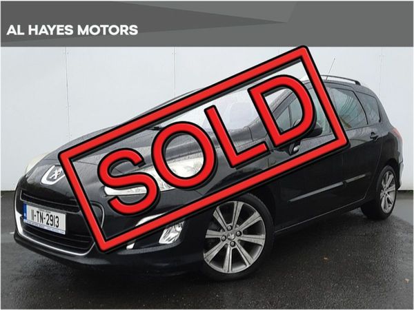 Peugeot 308 Estate, Diesel, 2011, Black