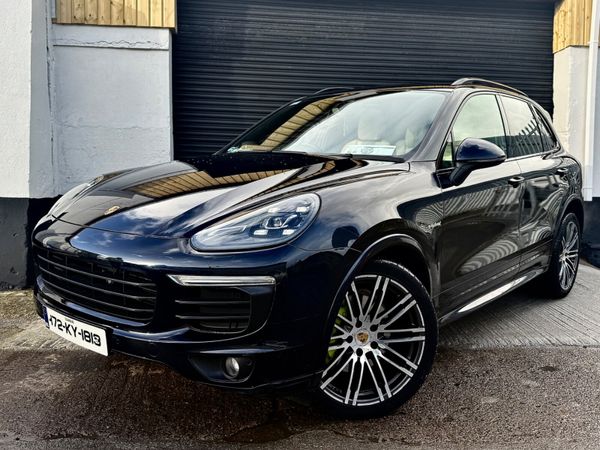 Porsche Cayenne SUV, Petrol Plug-in Hybrid, 2017, Navy