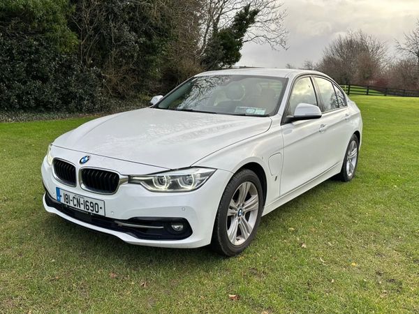 BMW 3-Series Saloon, Petrol Plug-in Hybrid, 2018, White
