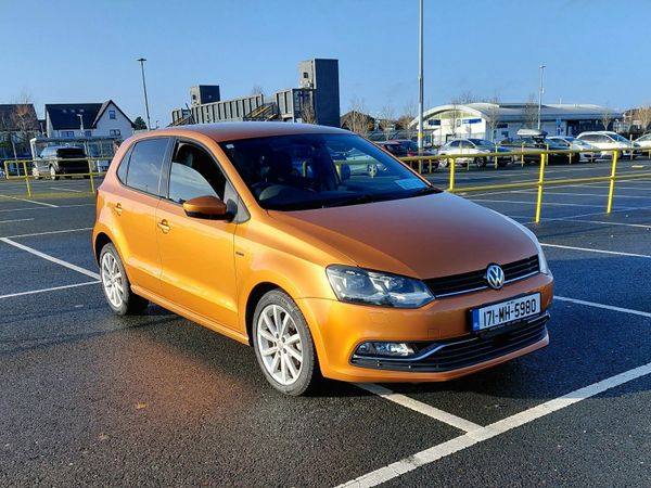 Volkswagen Polo Hatchback, Petrol, 2017, Orange