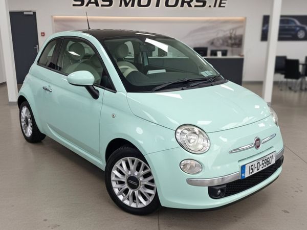 Fiat 500 Hatchback, Petrol, 2015, Green