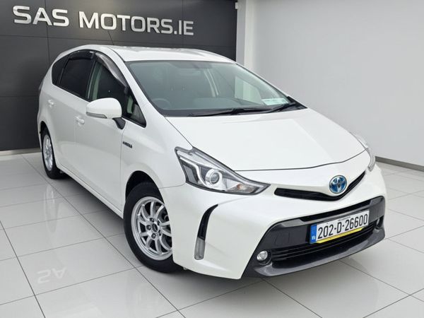 Toyota Prius MPV, Petrol Hybrid, 2020, White