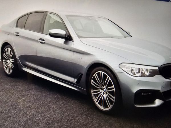 BMW 5-Series Saloon, Diesel, 2018, Blue