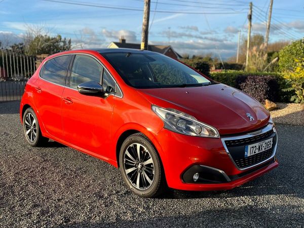 Peugeot 208 Hatchback, Petrol, 2017, Orange