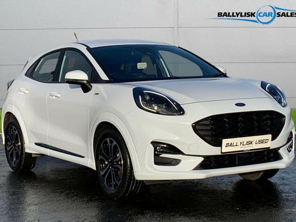 Ford Puma SUV, Petrol Hybrid, 2022, White