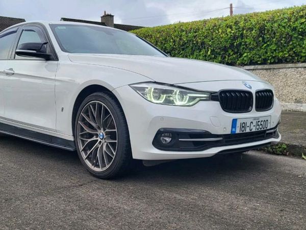 BMW 3-Series Saloon, Petrol Plug-in Hybrid, 2018, White