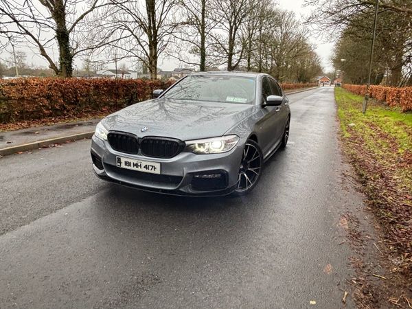 BMW 5-Series Saloon, Diesel, 2018, Blue
