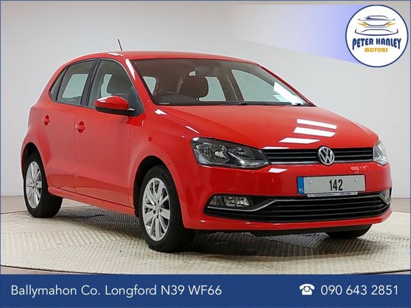 Volkswagen Polo Hatchback, Petrol, 2014, Red