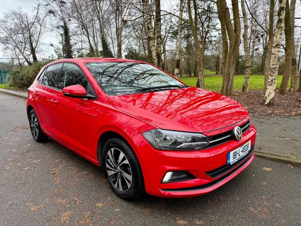 Volkswagen Polo Hatchback, Petrol, 2018, Red