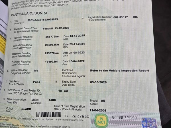 Audi A5 Coupe, Diesel, 2008, Black