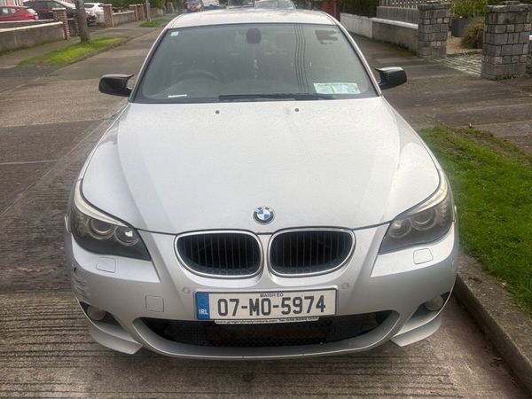 BMW 5-Series Saloon, Diesel, 2007, Silver