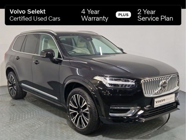 Volvo XC90 SUV, Petrol Plug-in Hybrid, 2024, Black