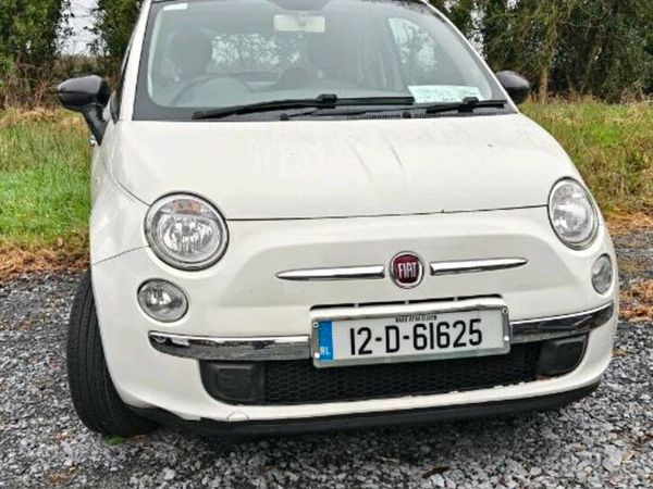 Fiat 500 Hatchback, Petrol, 2012, White