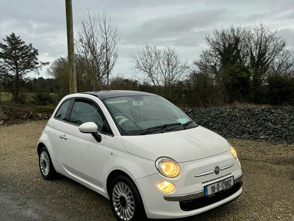 Fiat 500 Hatchback, Petrol, 2010, White
