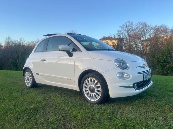 Fiat 500 Hatchback, Petrol, 2016, White