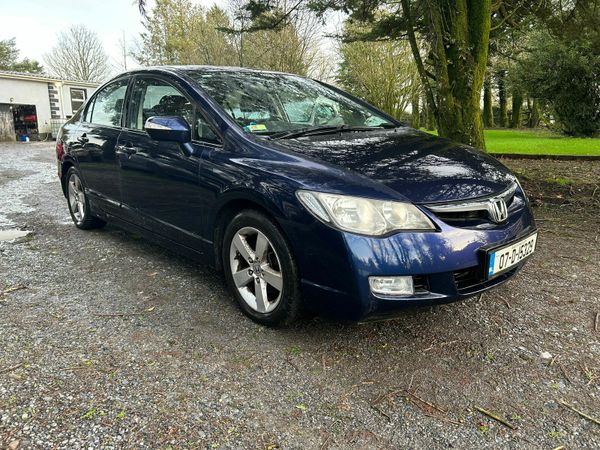 Honda Civic Saloon, Petrol, 2007, Blue