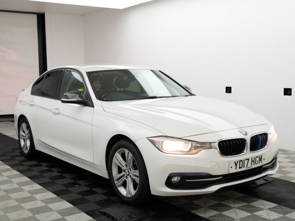 BMW 3-Series Saloon, Petrol, 2017, White