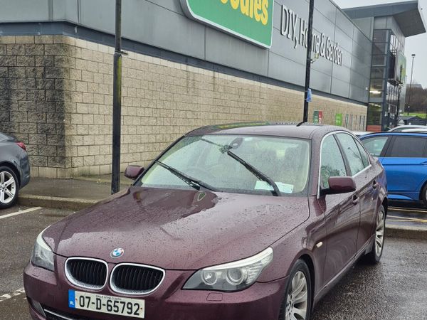 BMW 5-Series Saloon, Diesel, 2007, Red