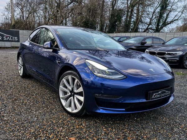 Tesla Model 3 Saloon, Electric, 2020, Blue