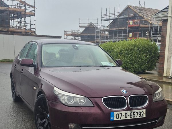 BMW 5-Series Saloon, Diesel, 2007, Red
