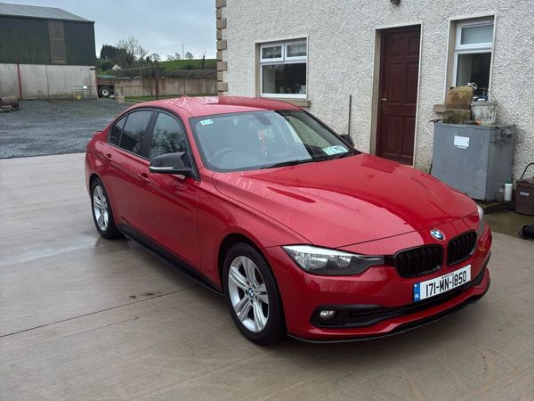 BMW 3-Series Saloon, Diesel, 2017, Red