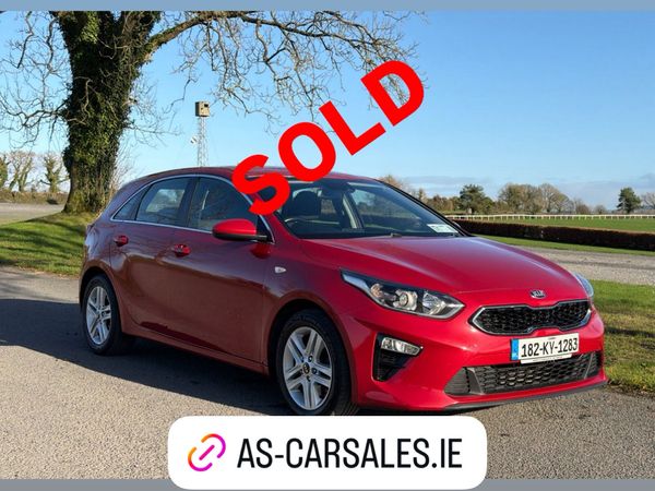 Kia Ceed Hatchback, Diesel, 2018, Red