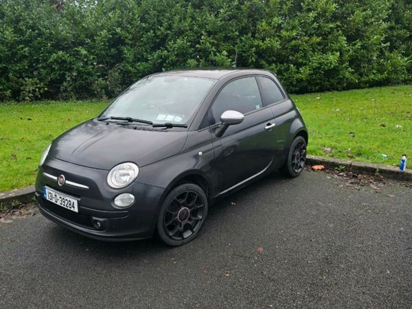 Fiat 500 Hatchback, Petrol, 2013, Black