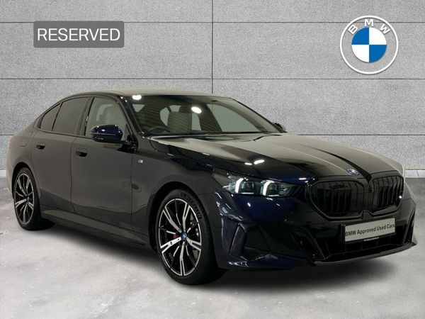 BMW 5-Series Saloon, Petrol Plug-in Hybrid, 2024, Black
