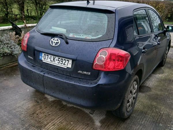 Toyota Auris Hatchback, Petrol, 2007, Blue