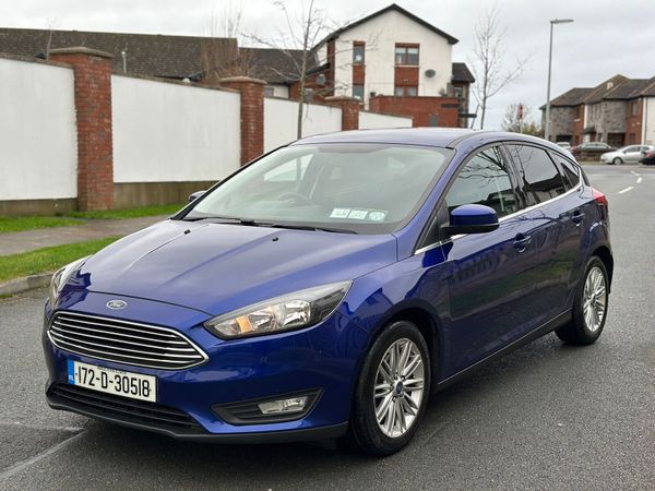 Ford Focus Hatchback, Diesel, 2017, Blue