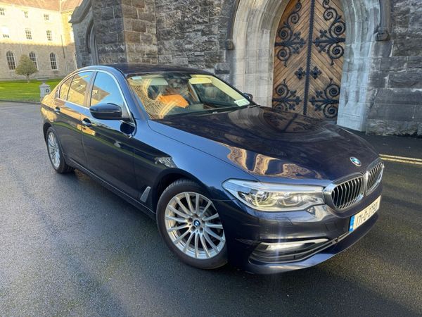 BMW 5-Series Saloon, Diesel, 2017, Blue