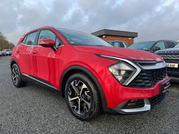 Kia Sportage SUV, Petrol Plug-in Hybrid, 2022, Red