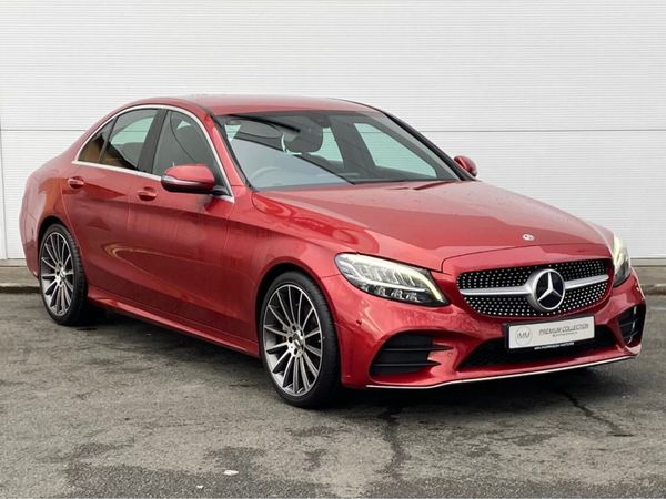 Mercedes-Benz C-Class Saloon, Diesel, 2019, Red